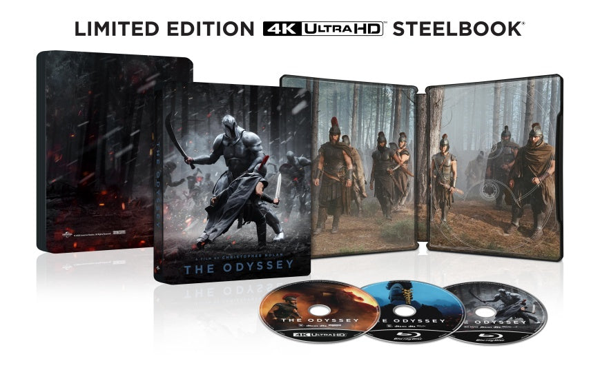 Odyssea - 4K UHD Blu-ray+Blu-ray+bonus disk (3 BD) - Limitovaná sběratelská edice - steelbook INT