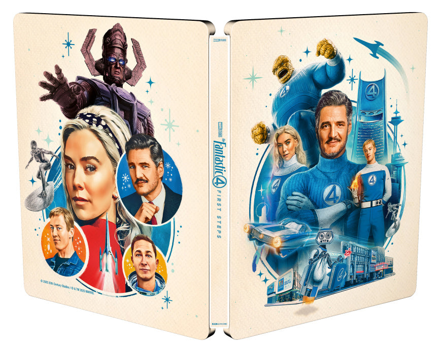 Blu-ray: Fantastická 4: První kroky - 4K UHD Blu-ray+Blu-ray (2BD) - Limitovaná sběratelská edice - steelbook