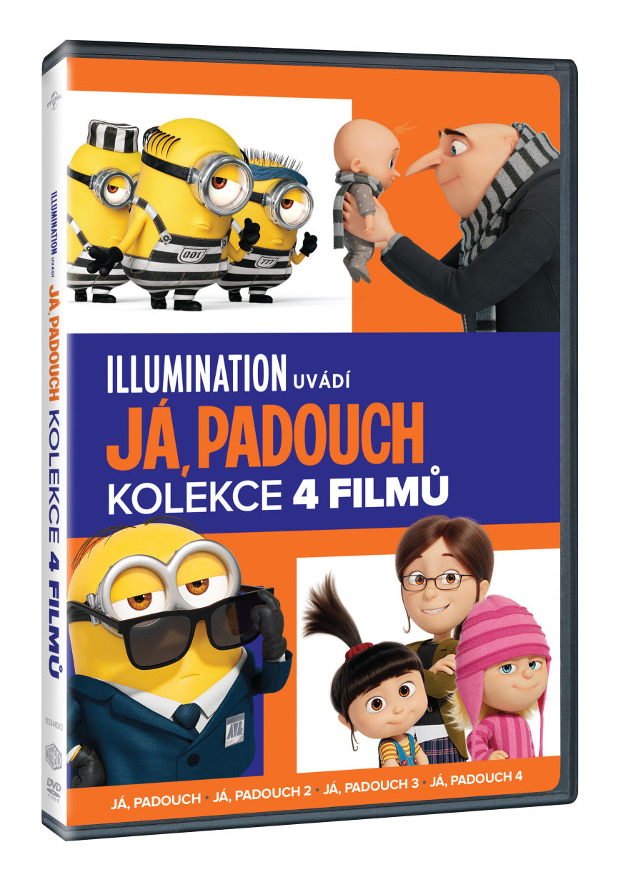DVD: Já, padouch kolekce 1-4 4DVD