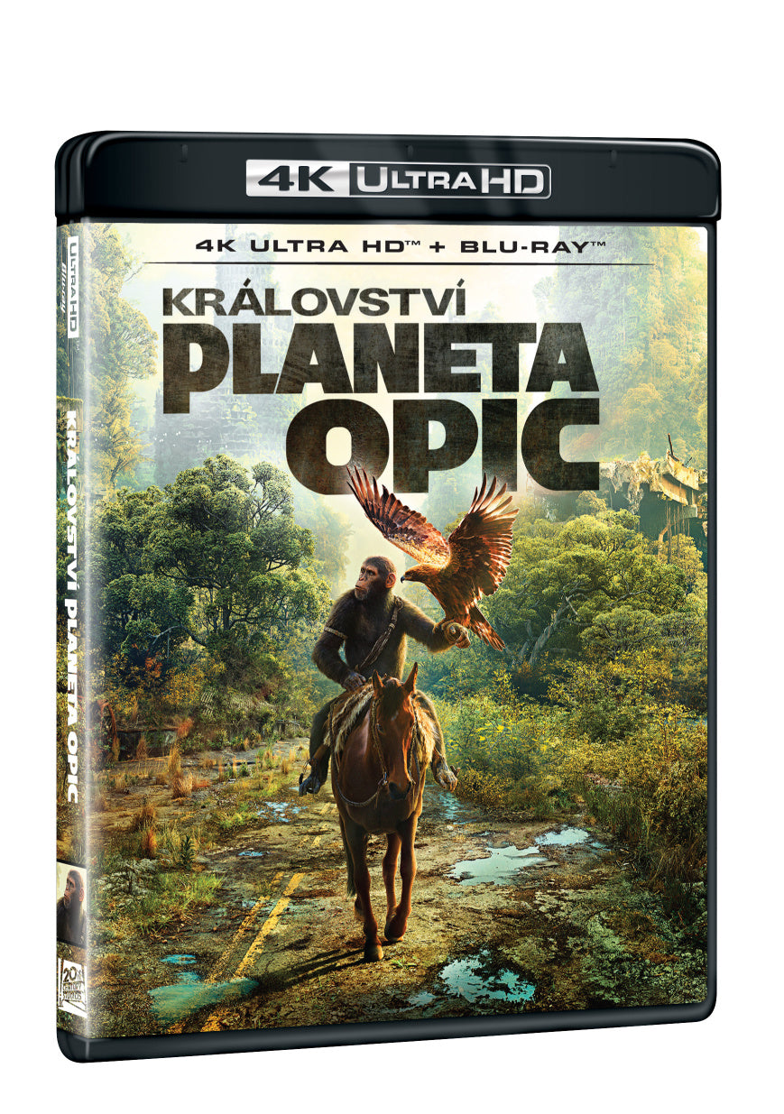 Blu-ray: Království Planeta opic - 4K UHD Blu-ray + Blu-ray (2BD)