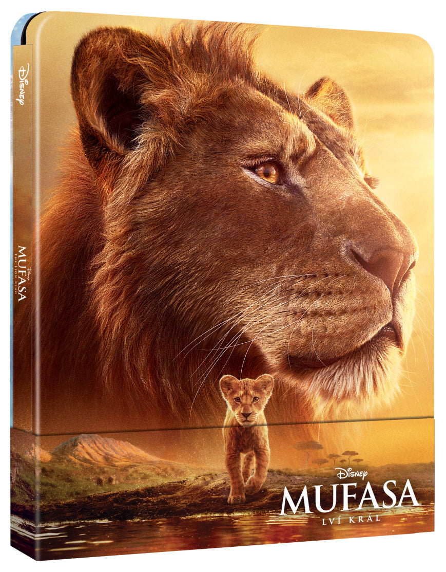 Blu-ray: Mufasa: Lví král 2Blu-ray (4K UHD Blu-ray+Blu-ray) - Limitovaná sběratelská edice - steelbook