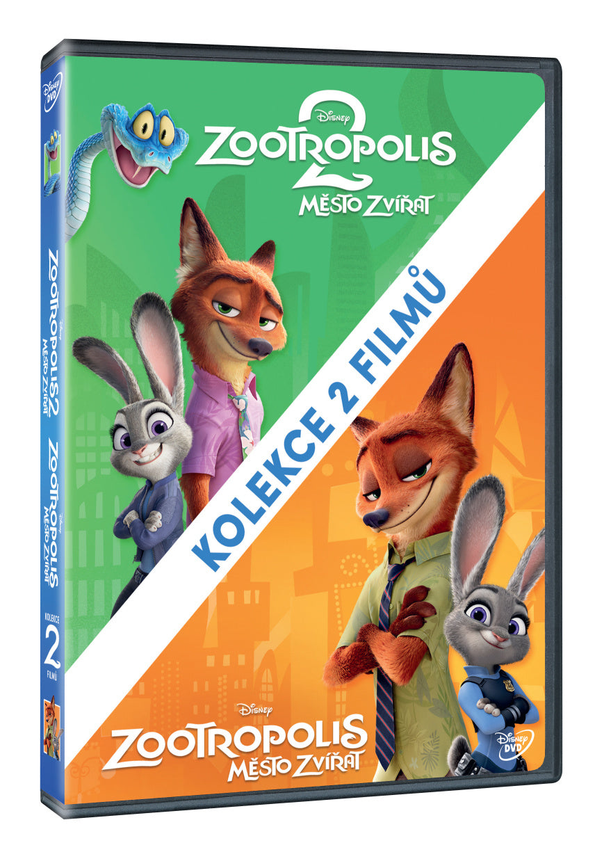Zootropolis: Město zvířat kolekce 1.+2. kolekce 2DVD