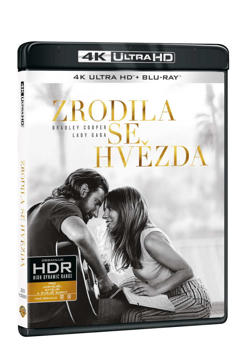 Blu-ray: Zrodila se hvězda (4K UHD Blu-ray+Blu-ray) 2BD
