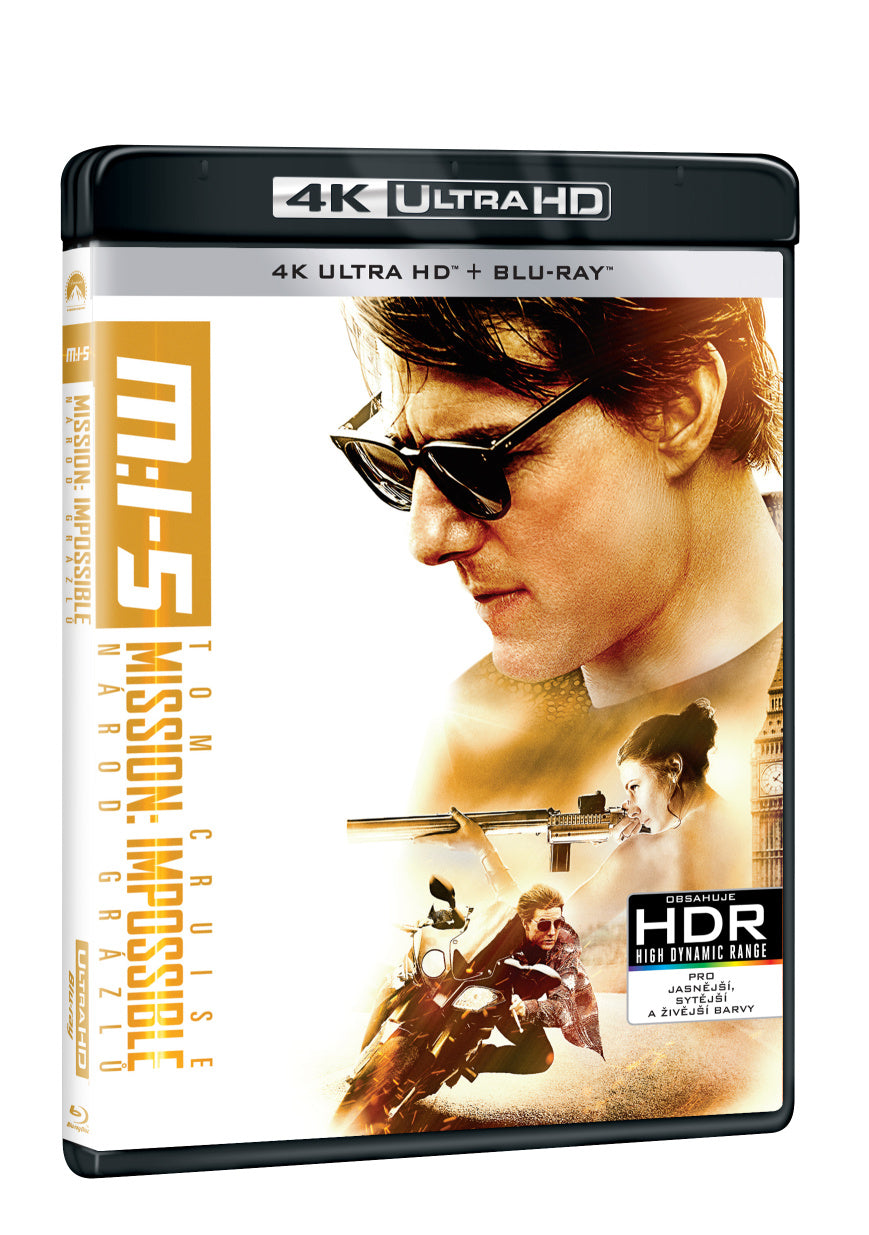 Blu-ray: Mission: Impossible - Národ grázlů - 4K UHD Blu-ray + Blu-ray (2 BD)
