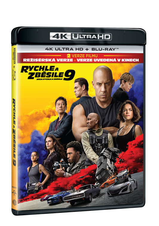 Blu-ray: Mission: Rychle a zběsile 9 - původní a režisérská verze - 4K UHD Blu-ray + Blu-ray (2 BD)