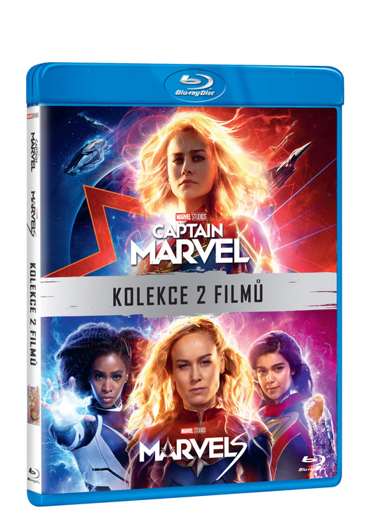 Blu-ray: Captain Marvel + Marvels kolekce 2 filmů 2BD