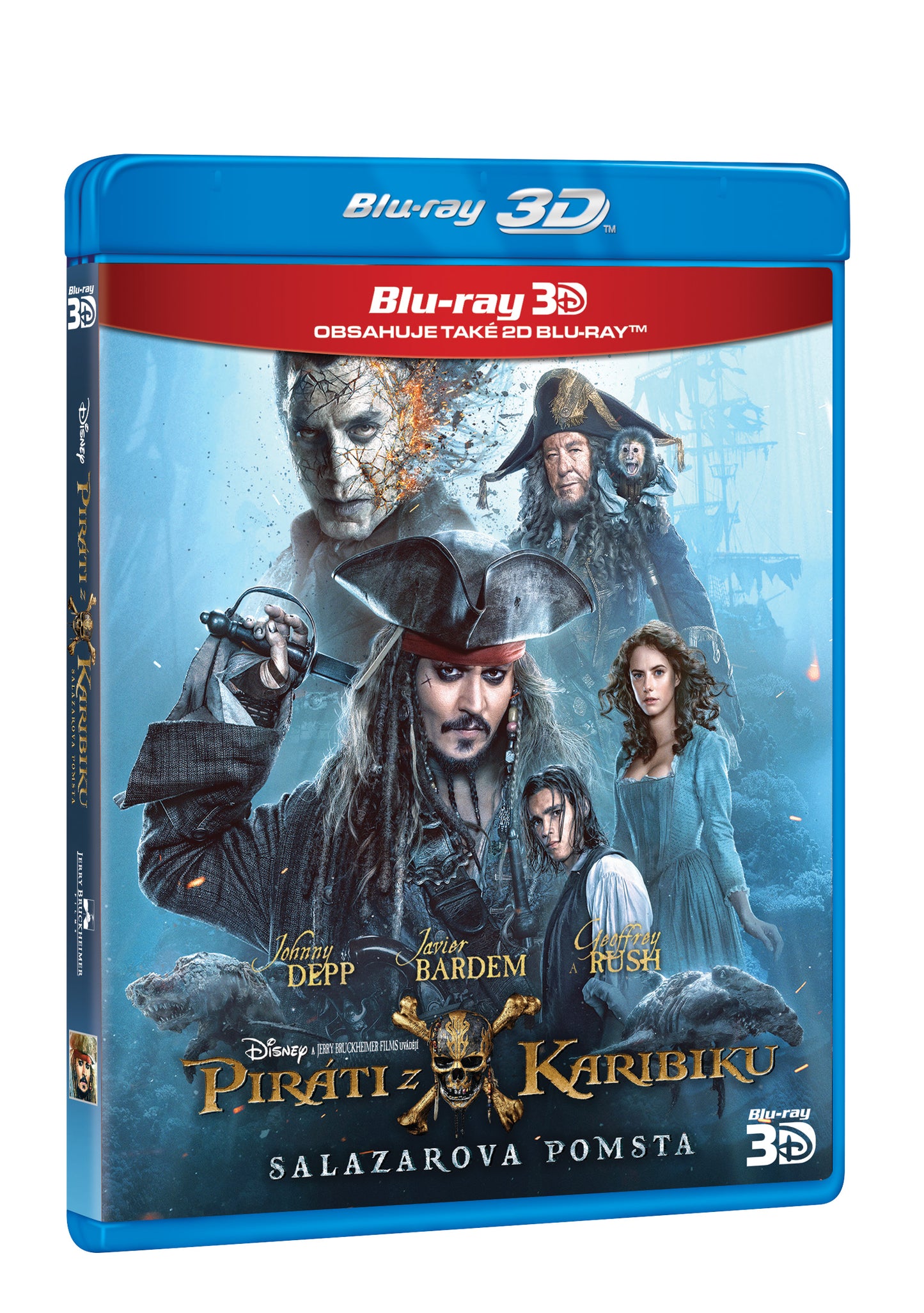 Blu-ray: Piráti z Karibiku 5: Salazarova pomsta 2BD (3D+2D)