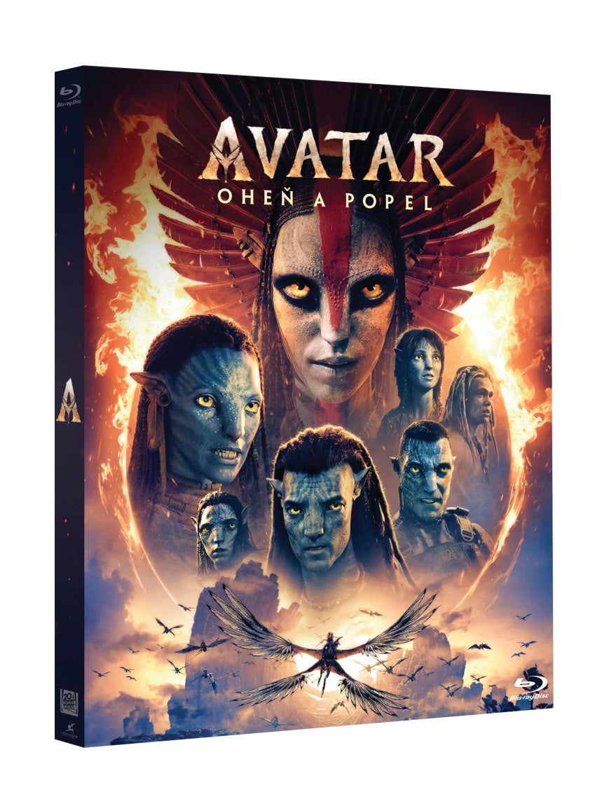 Avatar: Oheň a popel 3Blu-ray (4K UHD Blu-ray + Blu-ray + bonus disk) - Edice v rukávu