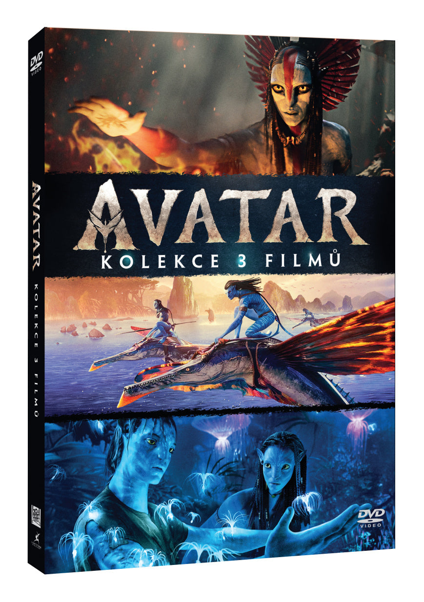 Avatar kolekce 3 filmů - (3DVD)