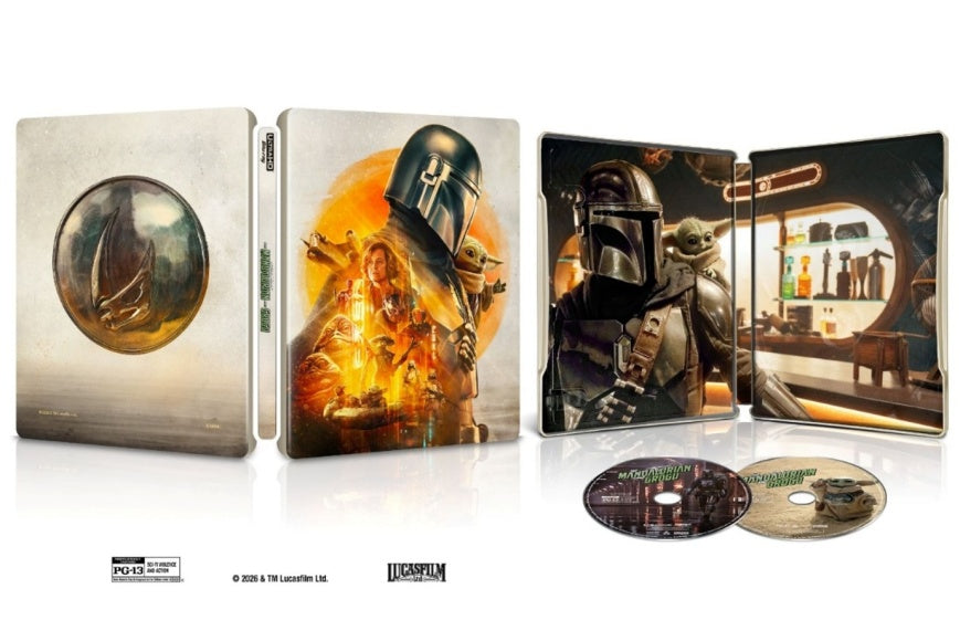 Star Wars: Mandalorian a Grogu - 4K UHD Blu-ray+Blu-ray (2 BD) - Limitovaná sběratelská edice - steelbook