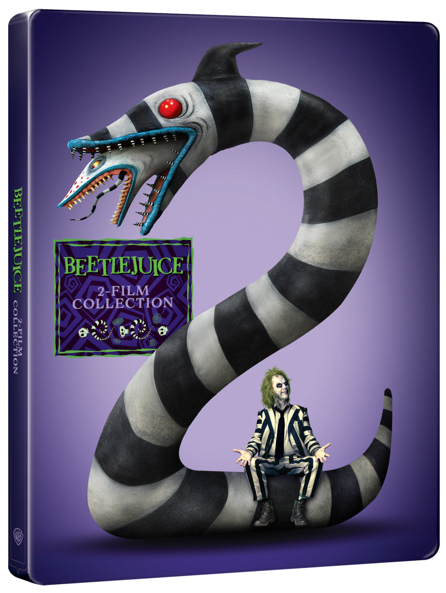 Blu-ray: Beetlejuice 1.-2. kolekce 2BD (4K UHD Blu-ray+4K UHD Blu-ray) – steelbook