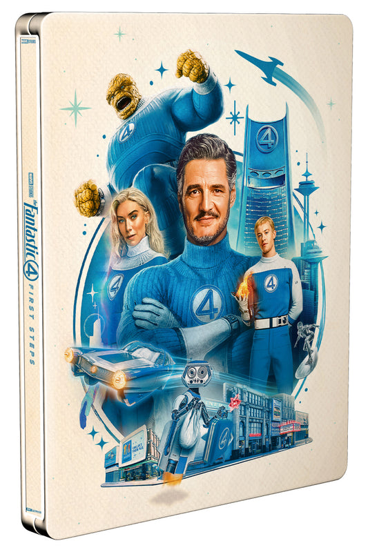Blu-ray: Fantastická 4: První kroky - 4K UHD Blu-ray+Blu-ray (2BD) - Limitovaná sběratelská edice - steelbook