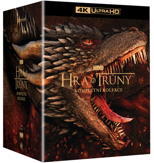Blu-ray: Hra o trůny kolekce 1.-8. série 33BD (30 4K UHD+3BD bonus disk)