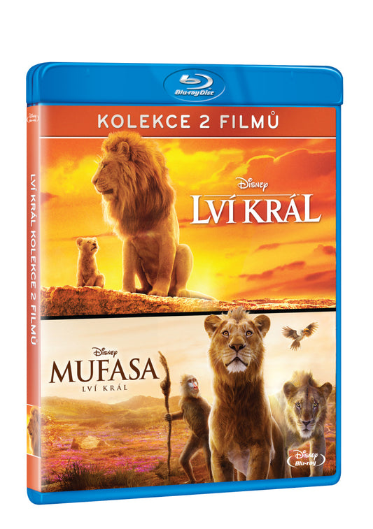 Blu-ray: Lví král (2019) + Mufasa: Lví král kolekce 2 filmů - 2 Blu-ray