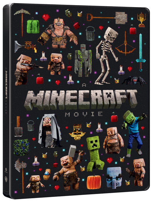 Blu-ray: Minecraft film - (4K UHD Blu-ray+Blu-ray) 2BD - steelbook - motiv Collectors
