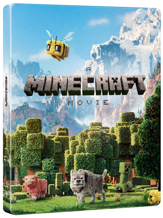 Blu-ray: Minecraft film - (4K UHD Blu-ray+Blu-ray) 2BD - steelbook - motiv Day Scene