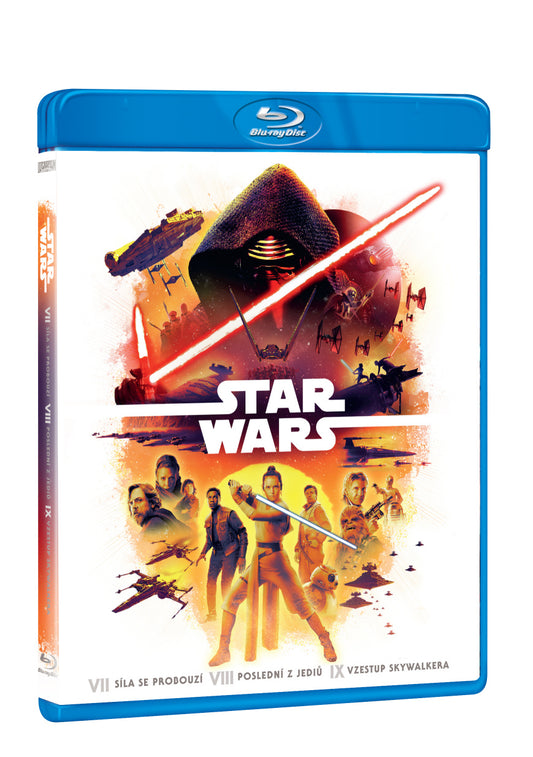 Blu-ray: Star Wars epizody VII-IX kolekce 6BD (3BD+3BD bonus)
