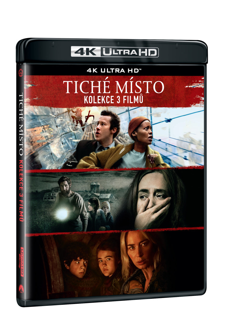 Blu-ray: Tiché místo kolekce 1.-3. - 4K UHD Blu-ray (3BD)