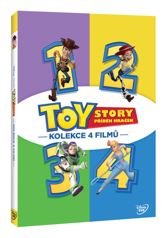 DVD: Toy Story: Příběh hraček kolekce 1.-4. 4DVD